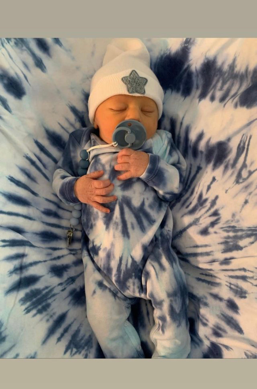 Tie Dye Baby Footies