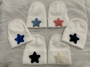 Velvet star hospital hat