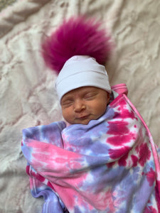 Super soft tie dye swaddles