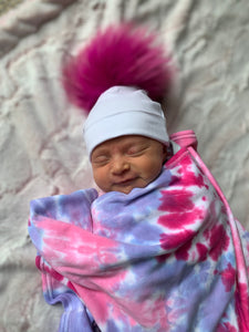 Super soft tie dye swaddles