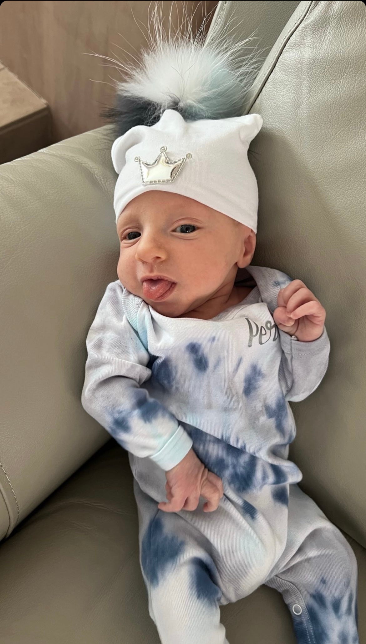 Tie Dye Footie & Beanie Tie Dye Footie & Beanie