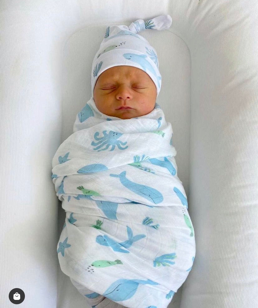 Blue Whale Swaddle