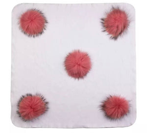 NEW ribbed pom pom blankets