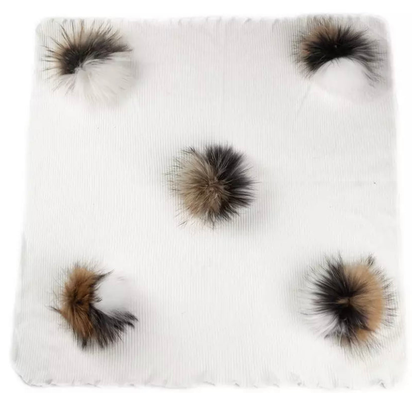 NEW ribbed pom pom blankets