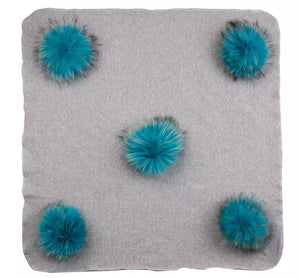 NEW ribbed pom pom blankets