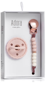 Girls Pacifer + Clip set