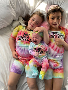 Personalized Tie Dye Ribbed Sets